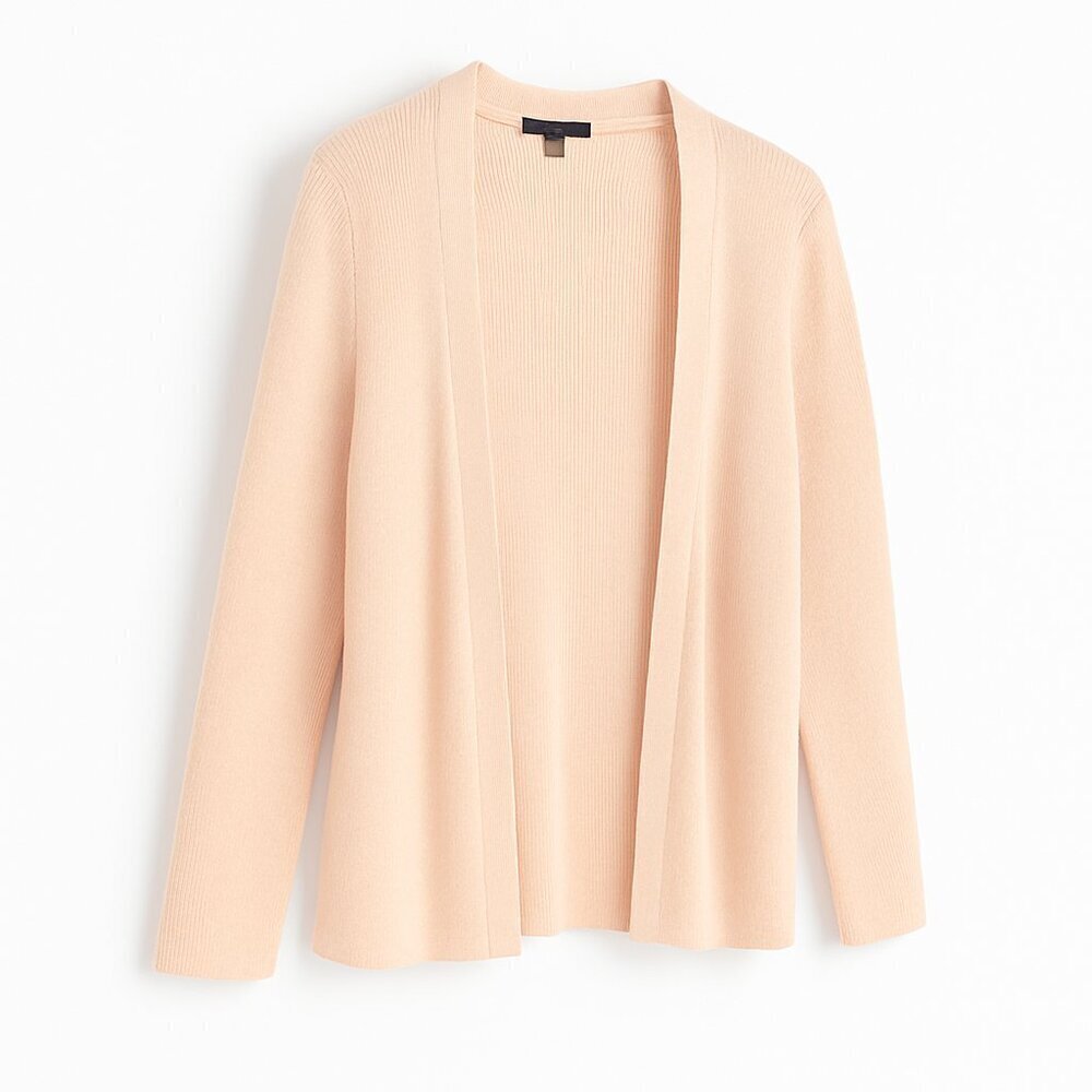 89th & Madison Open-Front Ribbed Cardigan – Size Medium (M) - Picture 4 of 5
